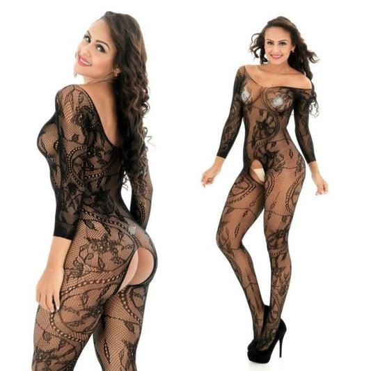 Floral Lace Bodystocking