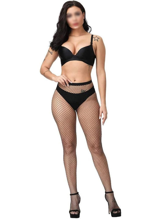 Diamond Fishnet Pantyhose - Small Net