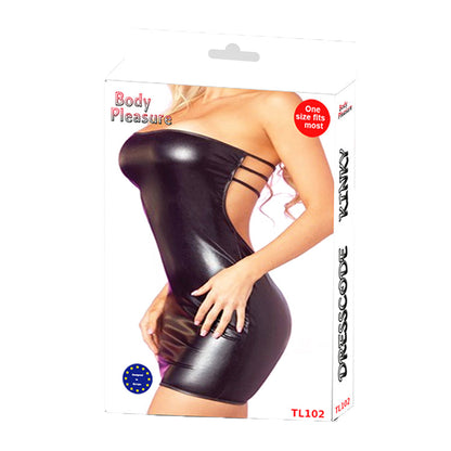 Backless Synesthetic Mini Dress with thong