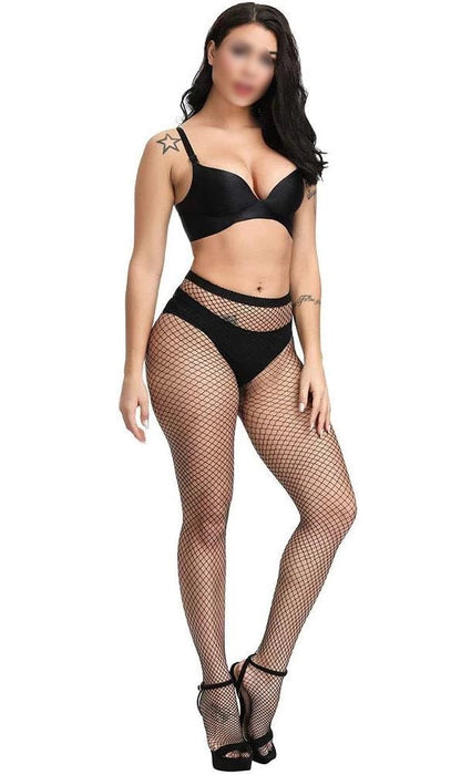 Diamond Fishnet Pantyhose - Small Net